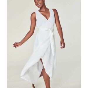 New Andie Swim The Wrap Dress in Coconut Size XL